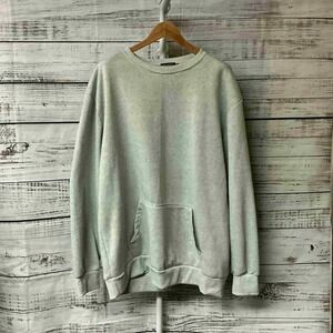 CHAMS COLLECTION Men's 4XL Light Gray Crewneck‎ Sweatshirt